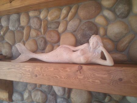 DREAMING MANTLE MERMAID STONE FINISH